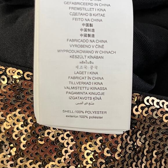 Michael Kors Sparkly Gold Sequin A-Line Formal Midi Skirt Small/Medium NWT - Picture 9 of 12